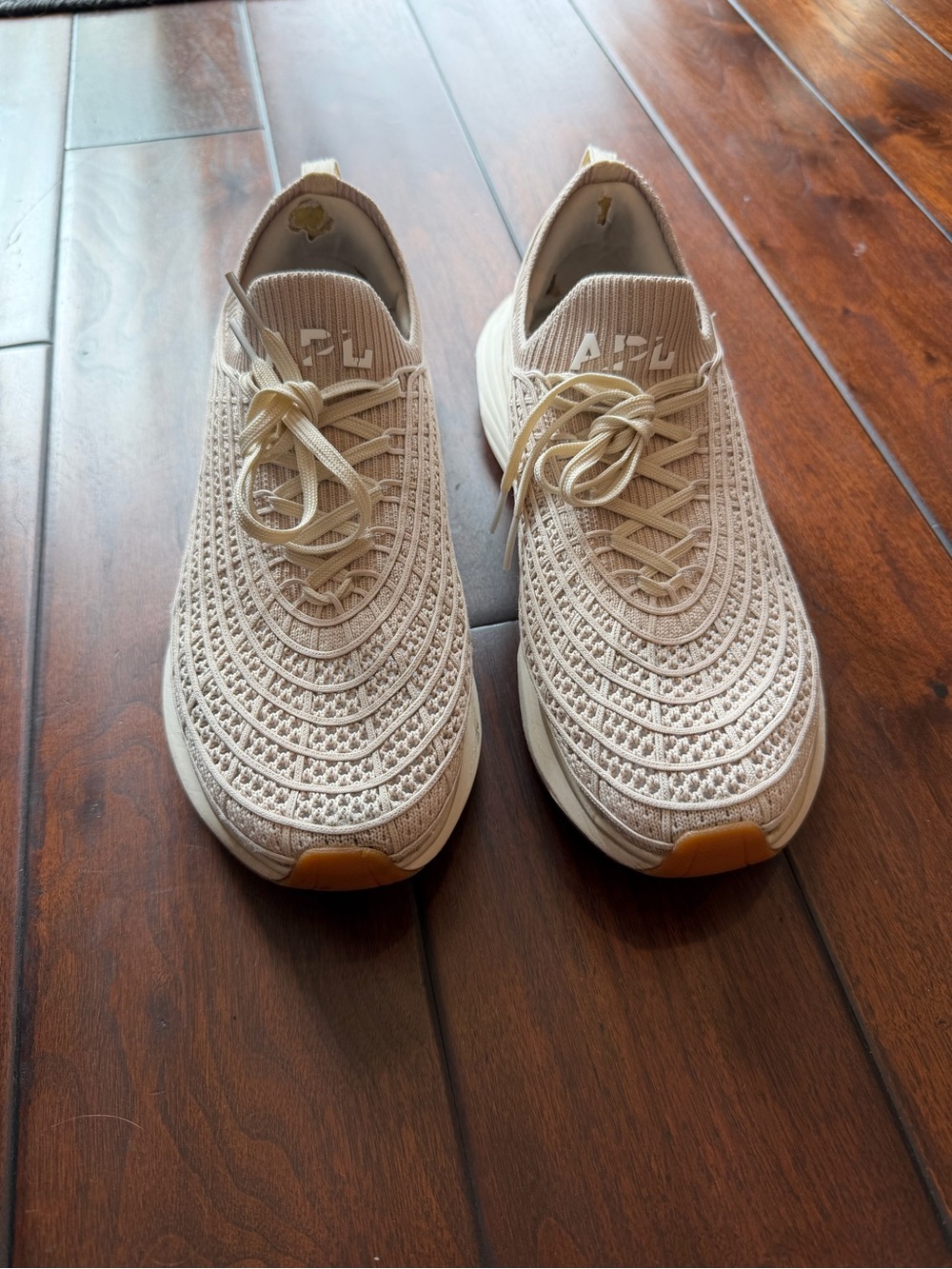 APL Zipline Sneaker in Parchment, White, & Gum